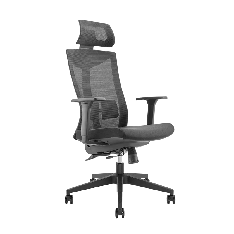 Image of LogiLink Premium Office Chair. mesh back. black