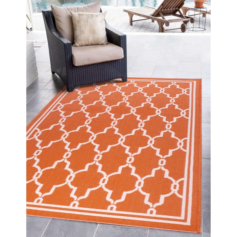 Image of Rugstyle SUMMER BREEZE SPANISH TILE Terracotta unisex 100x150cm