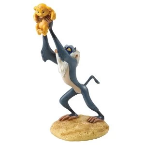 Image of A King is Born (Rafiki & Simba Figurine) Disney Traditions Figurine