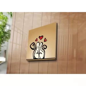 Image of 4545C-39 Multicolor Decorative Canvas Painting