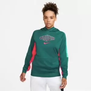 Image of Nike FC Womens Nike Dri-FIT Pullover Hoodie - Green