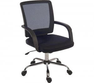 Image of TEKNIK Star Mesh 6910BK Fabric Reclining Executive Chair - Black