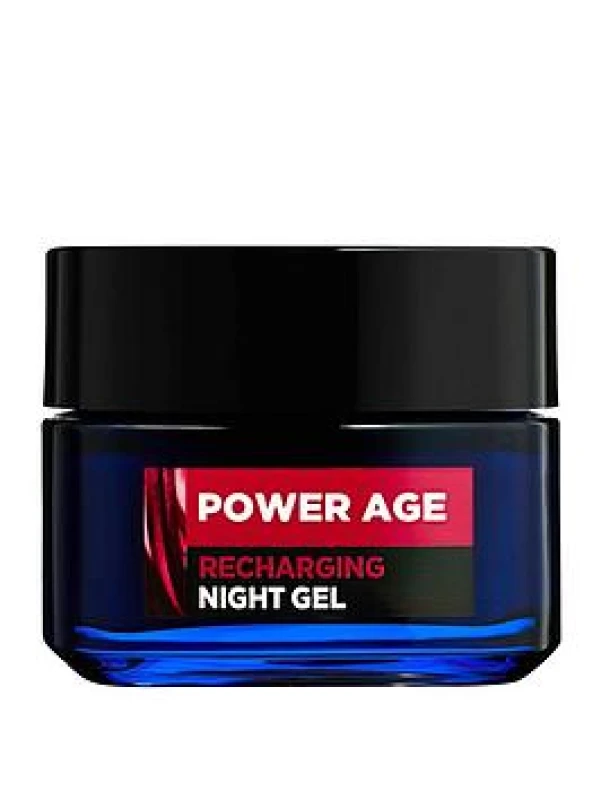Image of Debenhams Debenhams Men Expert Power Age Recharging Night Gel Moisturiser 50ml multi 50ml Male 3600524181321