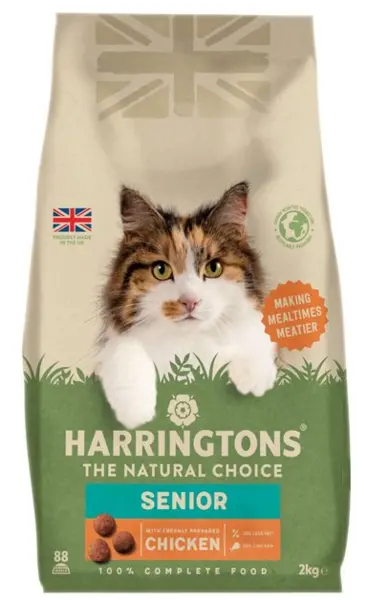 Image of Harringtons Senior Chicken Cat Food 2kg