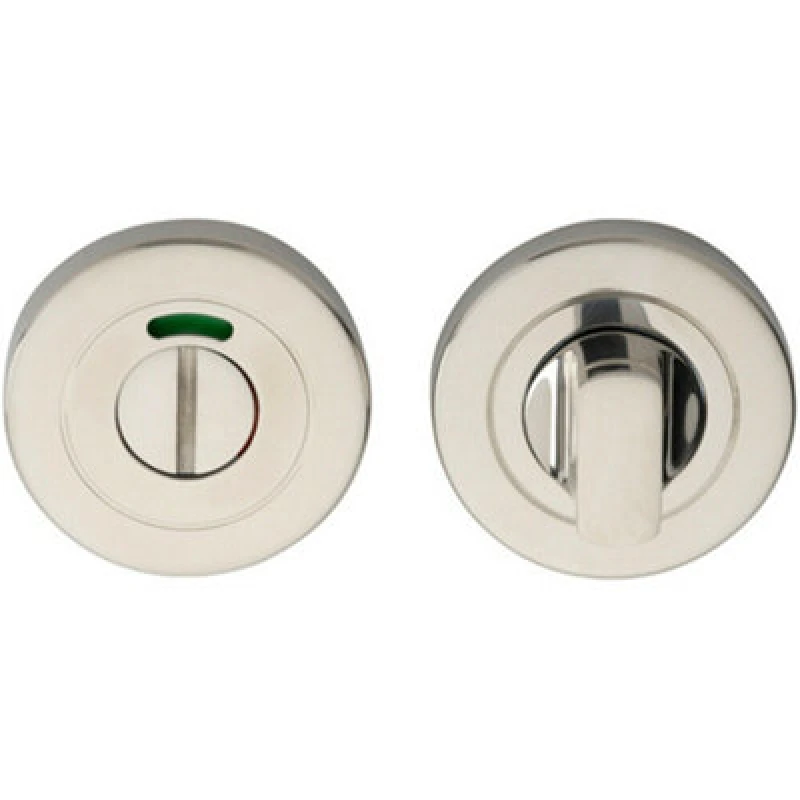 Image of Loops Thumbturn Lock And Release Handle With Indicator Concealed Fix Bright Steel Metallics unisex