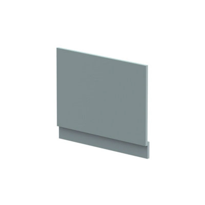 Image of Balterley Edge/Power Straight End Bath Panel & Plinth, 700mm - Matt Coastal Grey Grey unisex
