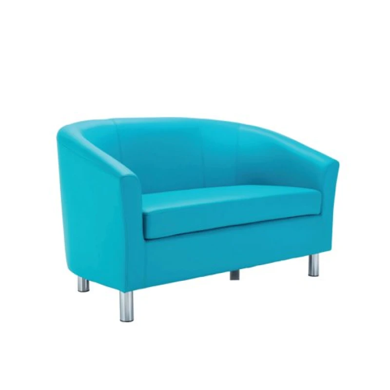 Image of Jemini Tub Sofa Polyurethane Sky Blue KF70357