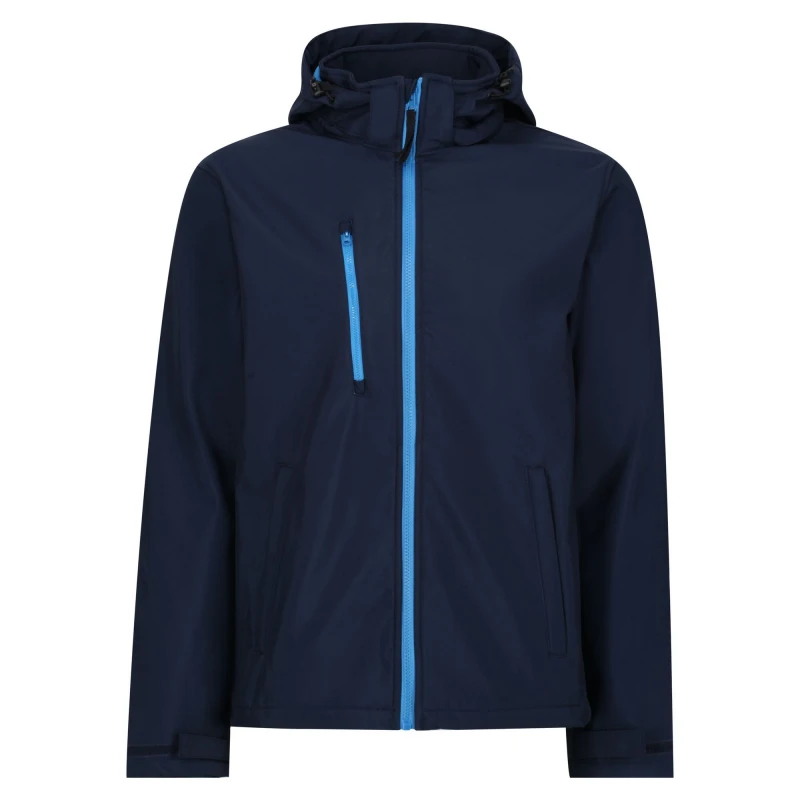 Image of Regatta Professional Mens 3 Layer Membrane Soft Shell Jacket in Dark Navy Size: Medium Dark Navy Male M