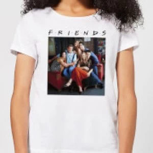 Image of Friends Classic Character Womens T-Shirt - White - M