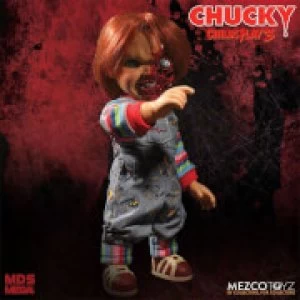 Image of Mezco Child's Play Pizza Face Chucky Talking Mega-Scale 15" Doll