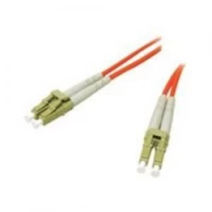 Image of C2G 5m LC/LC LSZH Duplex 62.5/125 Multimode Fibre Patch Cable - Orange
