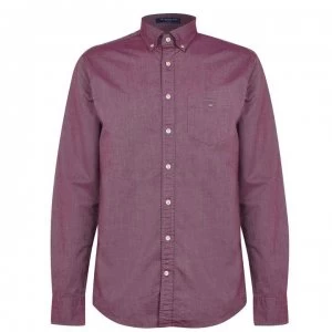 Image of Gant Long Sleeve Oxford Shirt - Port 605