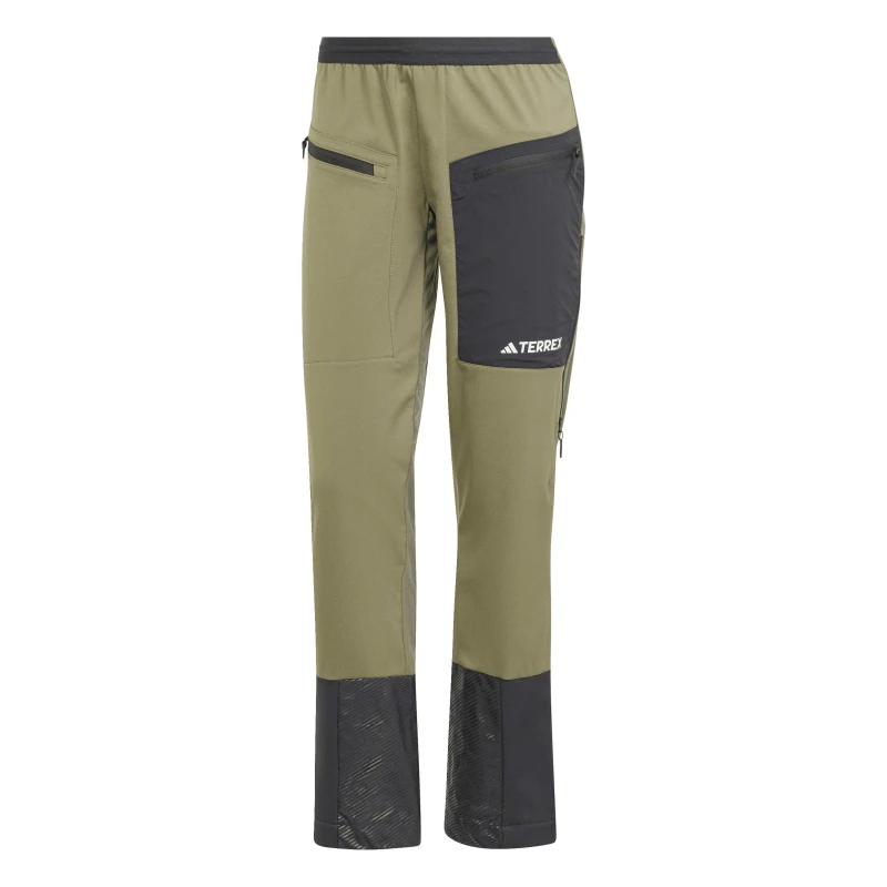 Image of adidas W Xpr Fast Pant Ski Trouser Womens Olive Strata female 6 (XXS)