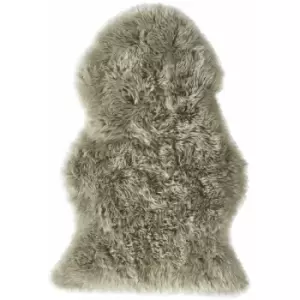 Image of SheepSkins Hug Khaki 70cm x 175cm Rectangle - Brown