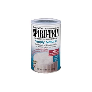 Image of Natures Plus Simply Natural Spiru Tein Shake 370g