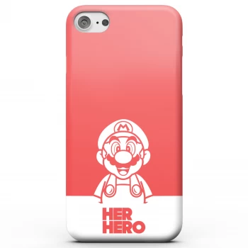 Image of Super Mario Her Hero Phone Case for iPhone and Android - Samsung Note 8 - Tough Case - Gloss