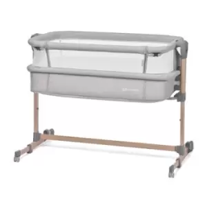 Image of Kinderkraft Neste Air Co-Sleeper Bedside Crib - Wood