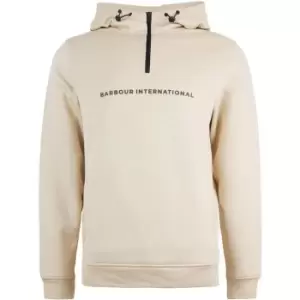 Image of Barbour International Motored Hoodie - Beige