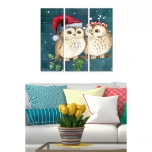 Image of MDF2984138 Multicolor Decorative MDF Painting (3 Pieces)