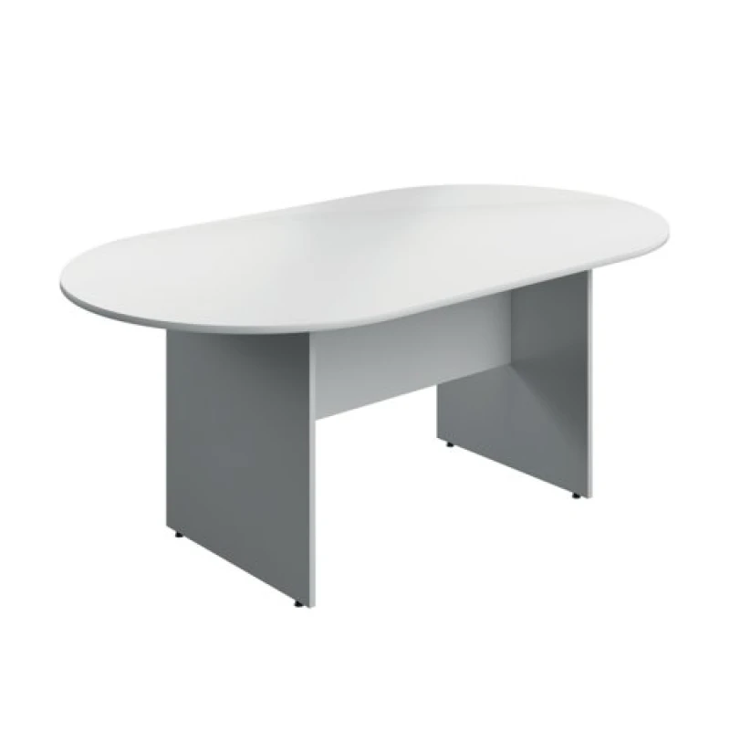 Image of Serrion Wooden Boardroom Table 1800x1000x730mm White KF800287