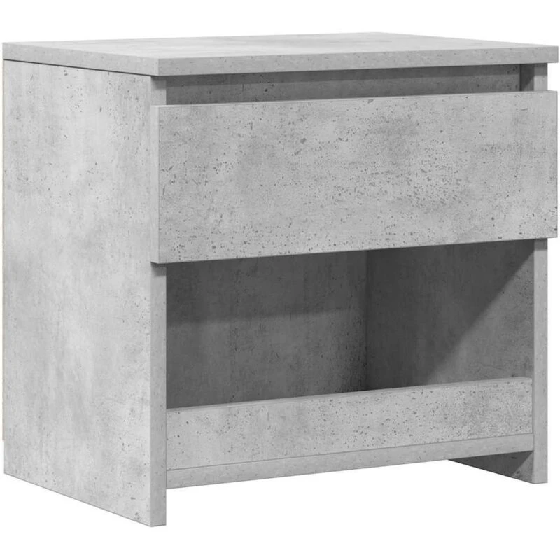 Image of VIDAXL Bedside Cabinet Concrete Grey 40x30x39cm Engineered Wood Vidaxl 8720286352977