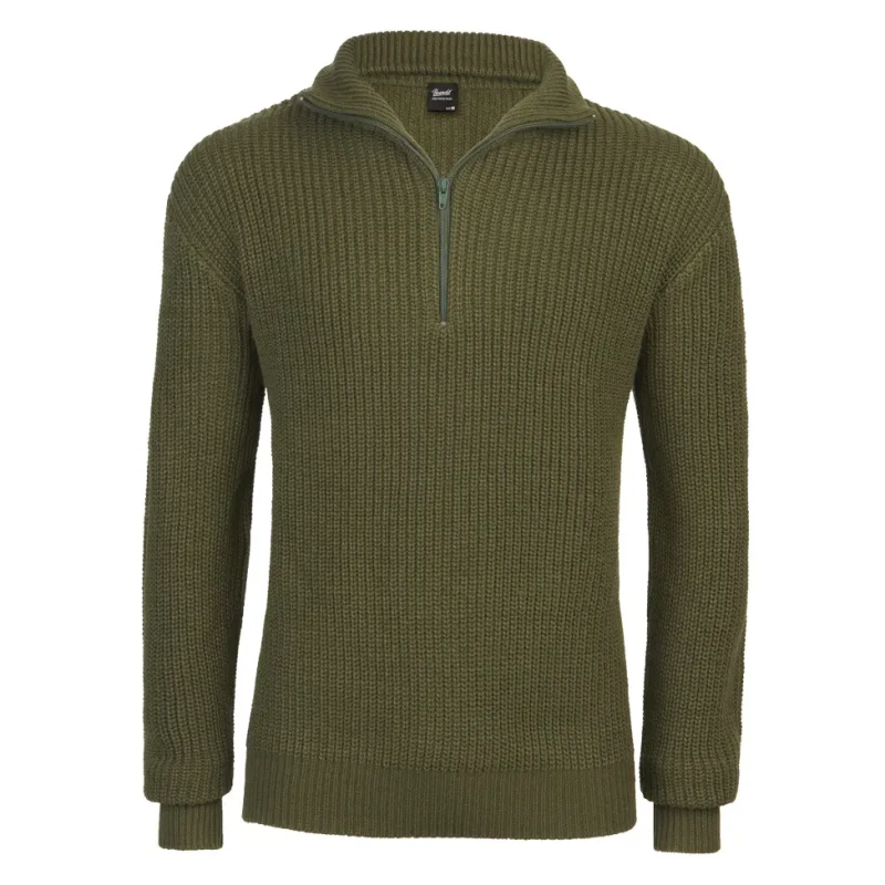 Image of Brandit Marine Troyer Knit jumper olive 5XL Men