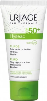 Image of Uriage Hyseac Very High Protection Matifying Fluid SPF50+ 50ml