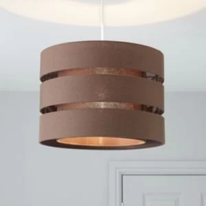Image of Colours Trio Brown 3 Tier Light Shade D350mm