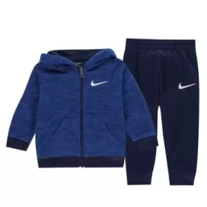Image of Nike Poly Marl Tracksuit Baby Boys - Blue