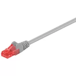 Image of Goobay CCA RJ45 U/UTP CAT 6 Network Cable - 3m - Grey