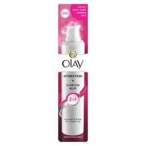 Image of Olay 2in1 Hydration + Flawless Blur Moisturiser Cream 50ml