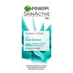 Image of Garnier Natural Aloe Extract Moisturiser Normal Skin 50ml