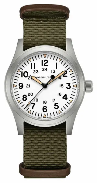 Image of Hamilton H69529913 Khaki Field Mechanical 42mm White Watch