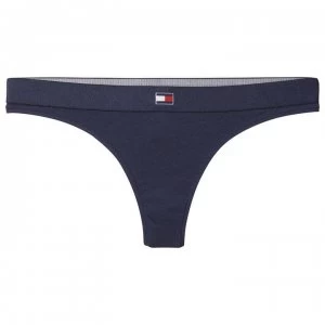 Image of Tommy Bodywear Flag Thong - Navy Blazer