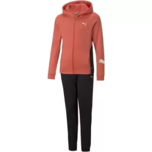 Image of Puma Hooded Tracksuit FL cl G - Pink