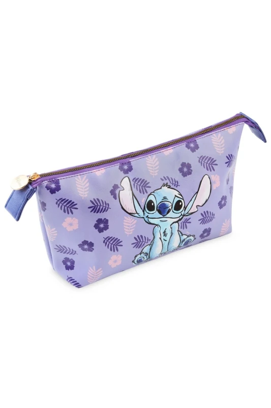 Image of Disney Stitch Makeup Bag Purple female
