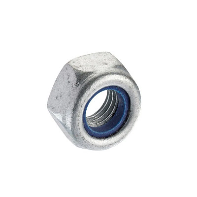 Image of Unifix Class 10 Nylon Insert Nuts T Type Din 985 Galv 0.3mm - M8 X 1.25