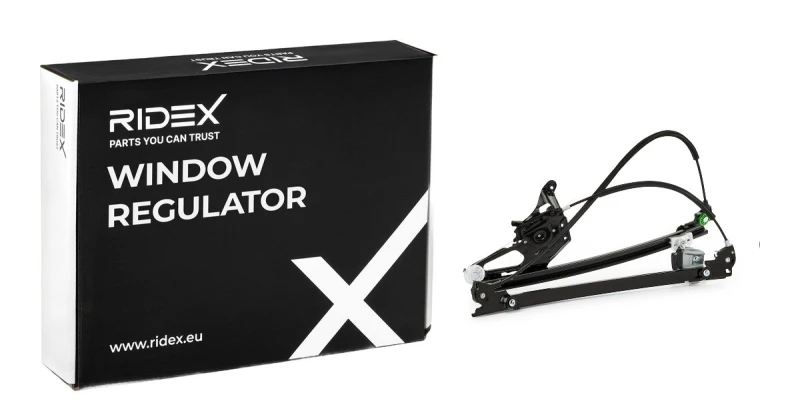 Image of RIDEX 1561W0029 Window regulator Left Front, Operating Mode: Electric, without electric motor Window Winder (1561)