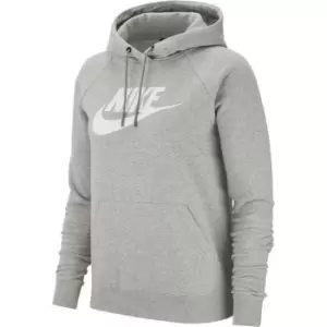 Image of Nike Sportswear Essential Womens Fleece Pullover Hoodie - Grey