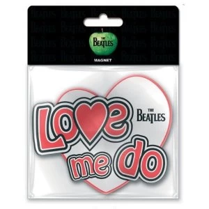 Image of The Beatles - Love Me Do Rubber Magnet