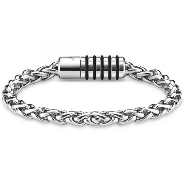 Image of Police Gents Police Jewellery 21cm Bracelet POL.22115SM - Silver One Size
