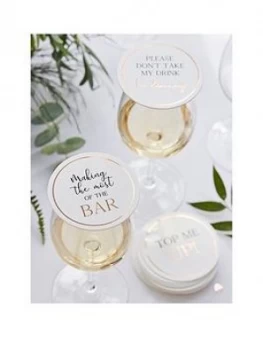 Image of Ginger Ray Party Coasters/Glass Toppers 36 Pack