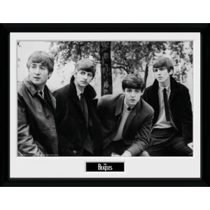 Image of The Beatles Pose Framed 16x12 Photographic Print