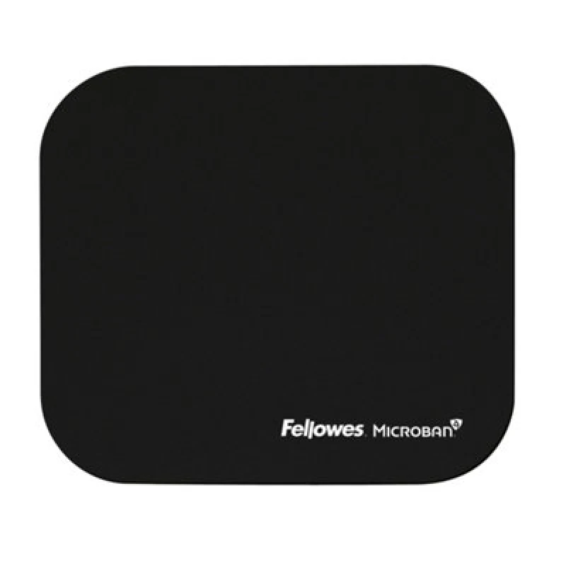 Image of Fellowes Fellowes Microban Antibacterial Mouse Mat Black 5933905 5933905