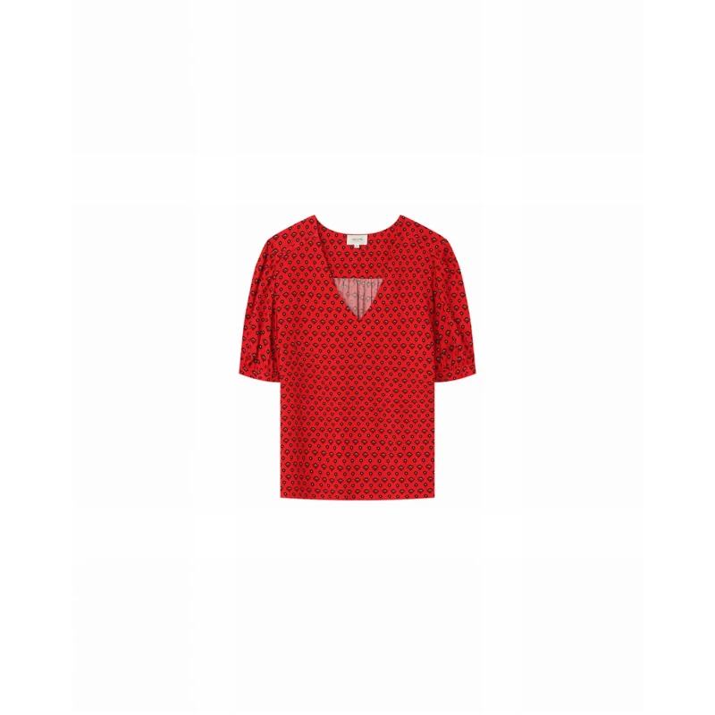 Image of Grace & Mila Womens blouse Grace & Mila Giro Rouge Female M