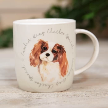 Image of Best of Breed Porcelain Mug - King Charles Spaniel