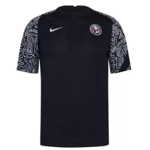 Image of Nike Club America Pre-Match Shirt 2021 2022 Mens - Black