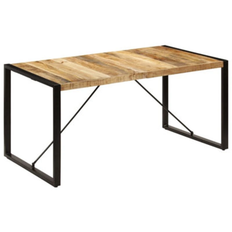 Image of VIDAXL Dining Table 160x80x75cm Solid Mango Wood Vidaxl 8719883551050