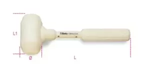 Image of Beta Tools 1391A Tile Worker's Dead Blow Hammer 500g 013910205