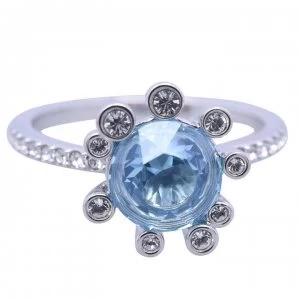 Image of Swarovski Olive Ring - Aqua